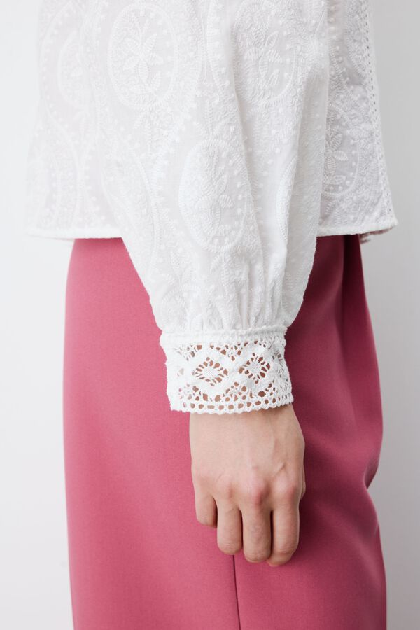Grace & Mila Blusa corte recto Abigail Blanco