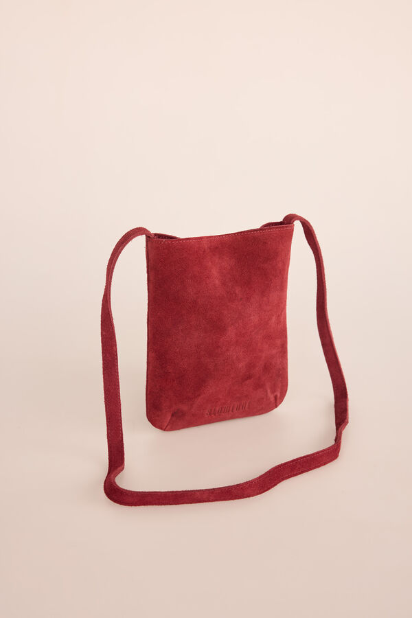 Slowlove Studs phone pouch Granate