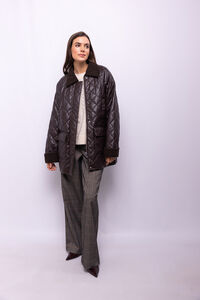 Object Abrigo efecto piel acolchado