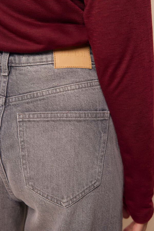 Slowlove Jeans rectos Gris oscuro