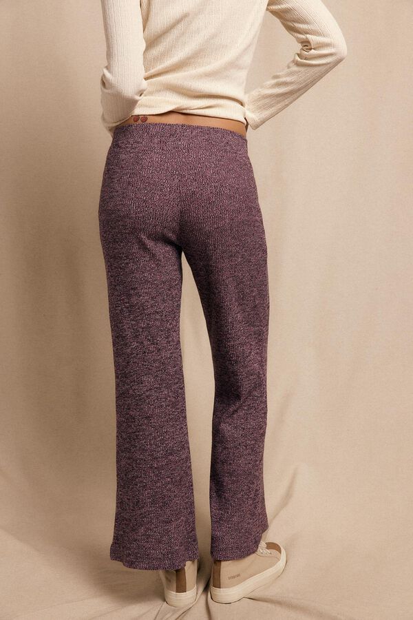Slowlove Pantalón ancho de punto Lila