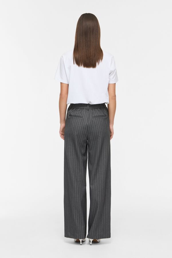 Vila Pantal&oacute;n de vestir de raya diplom&aacute;tica Gris oscuro