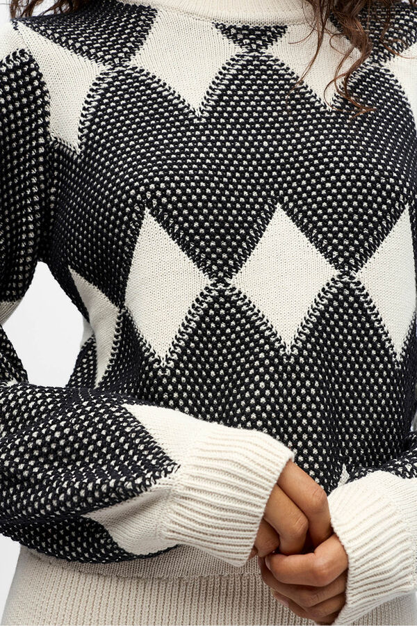 Object Jersey punto estampado Blanco