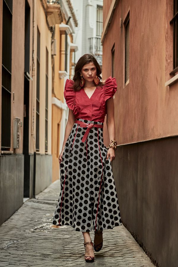 Panambi Falda Irisia Negro