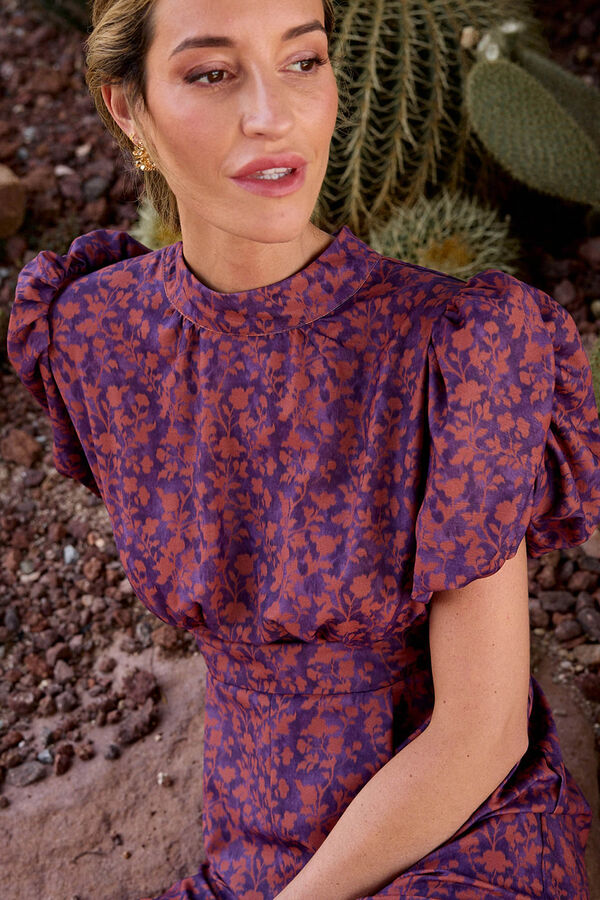 Pol&iacute;n Et Moi Mono estampado cobre Mireya Multicolor