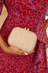 Pol&iacute;n Et Moi Bolso rafia Elea Amarillo