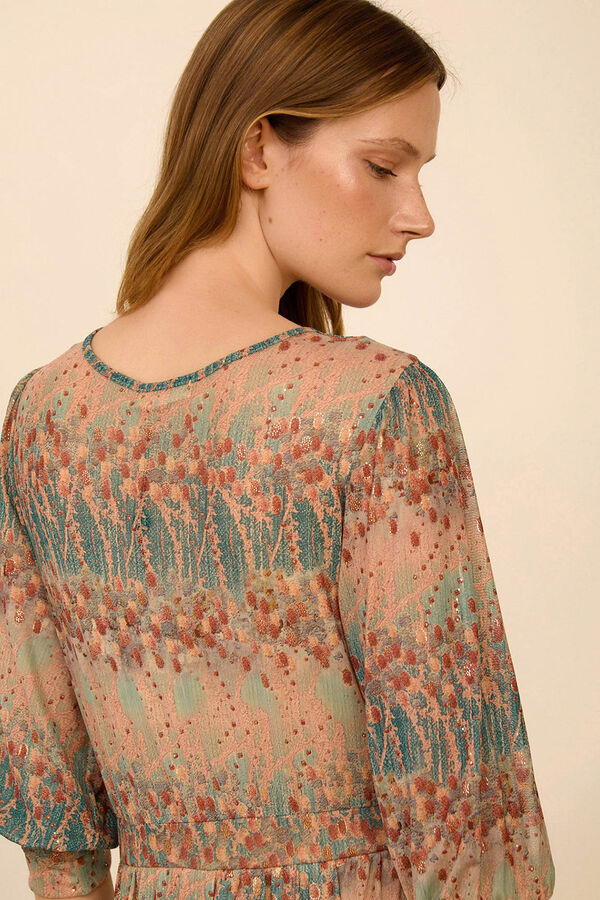 Meisie Vestido midi tul estampado Multicolor