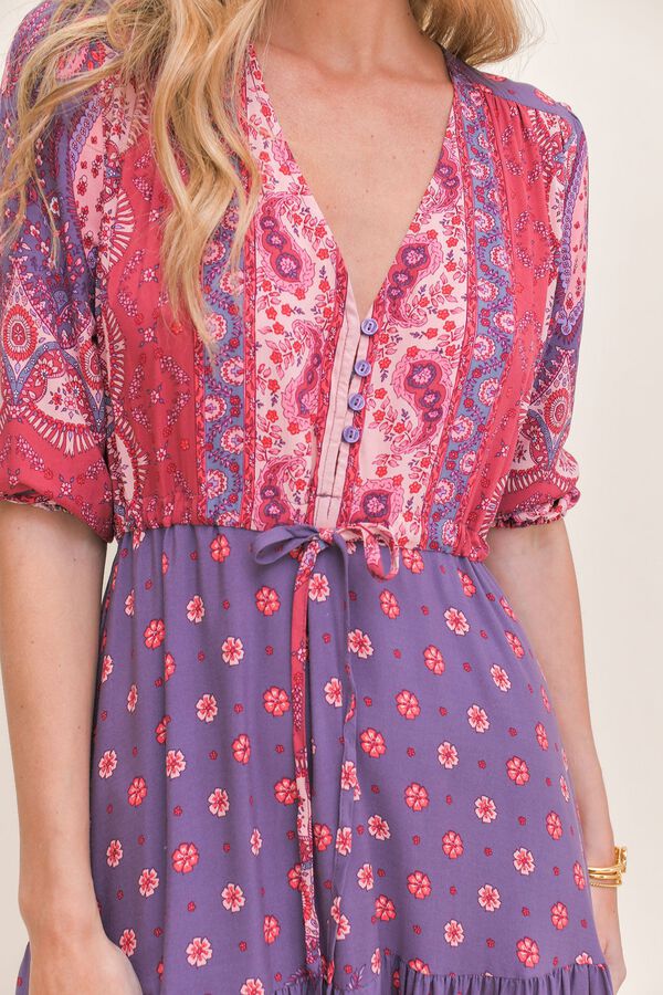 Jaase Vestido largo Tessa Morado