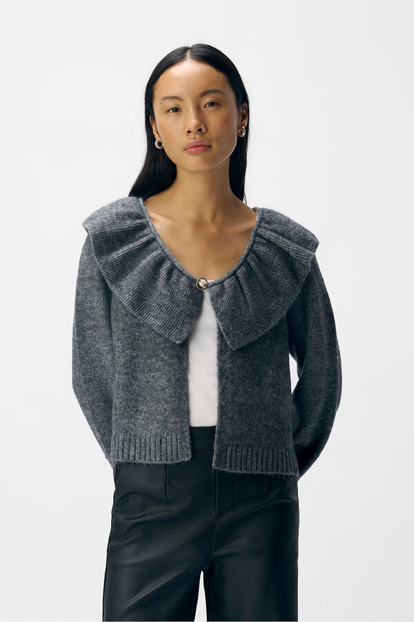 Object Cardigan lana y alpaca Gris