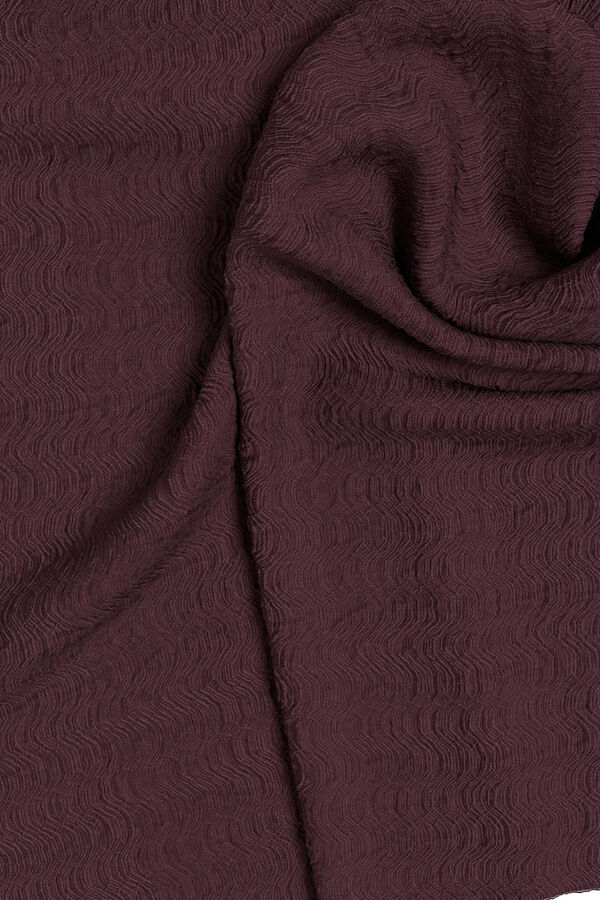 Vila Vestido midi manga larga Vino