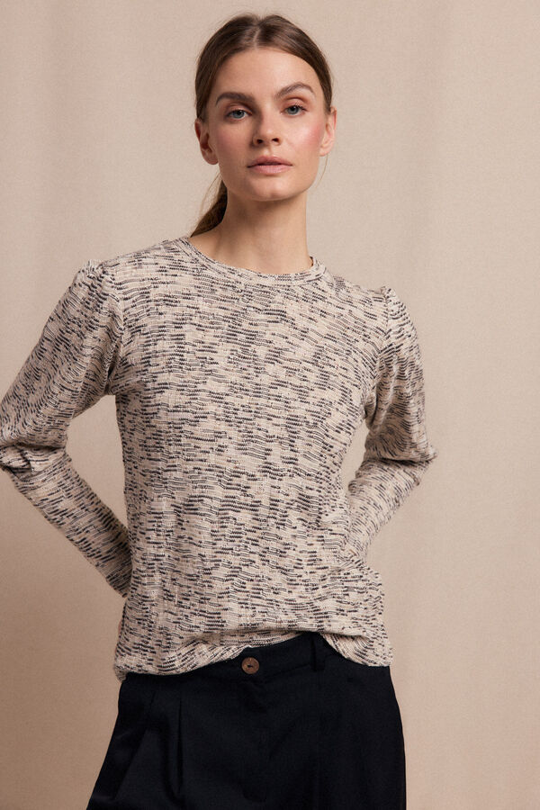 Slowlove Top estructura frunce Multicolor