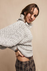 Slowlove Jersey punto cesta Gris