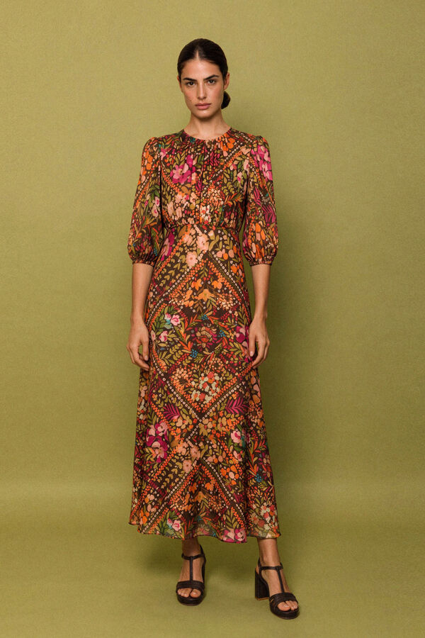 Cherubina Vestido midi Molly Marr&oacute;n
