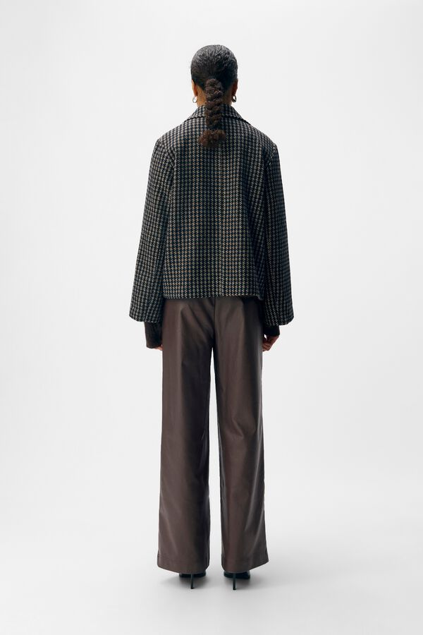 Object Abrigo tweed cuadros Multicolor