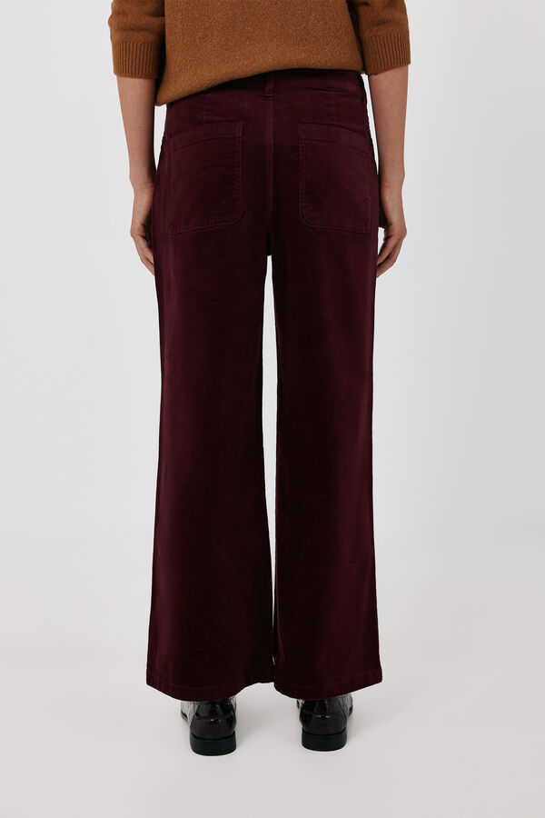 Cortefiel Jeans Sensational Marine Velvet Granate