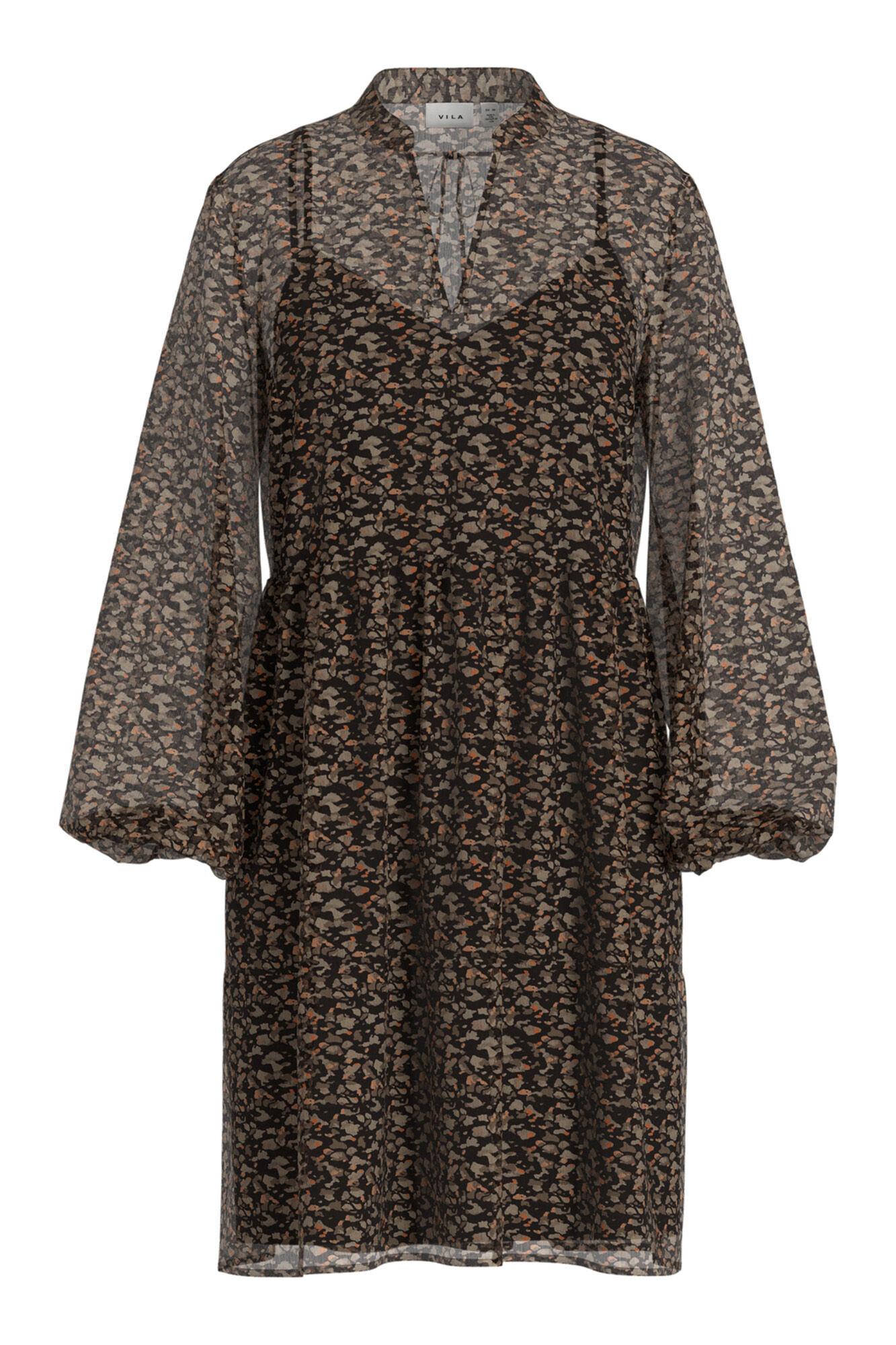 Vila Vestido corto de gasa