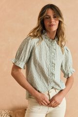 Pol&iacute;n Et Moi Blusa MC Bichy Kaki