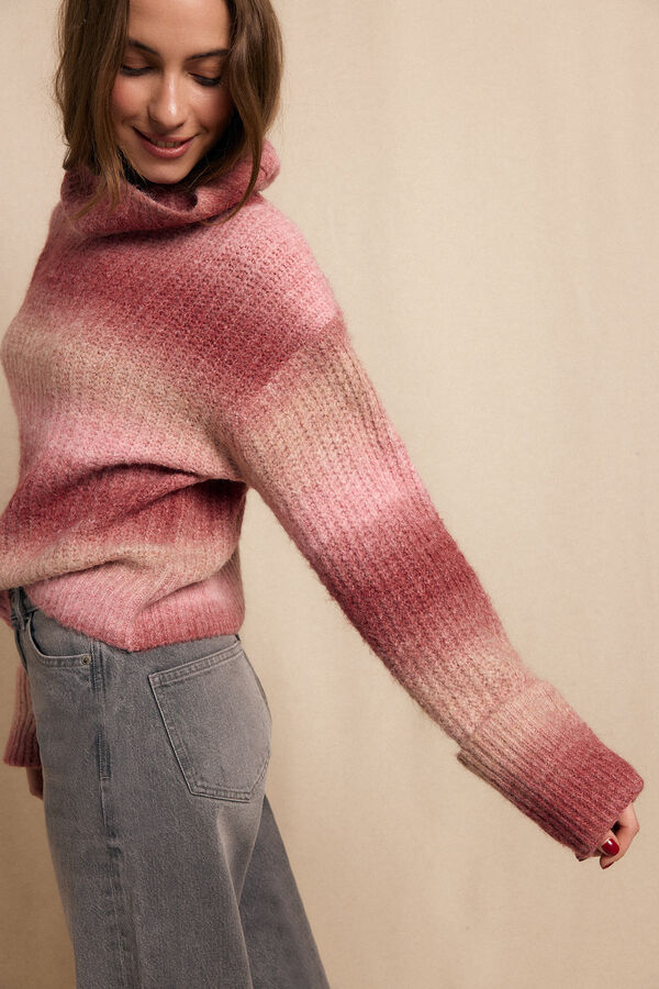 Slowlove Jersey cuello vuelto Fucsia