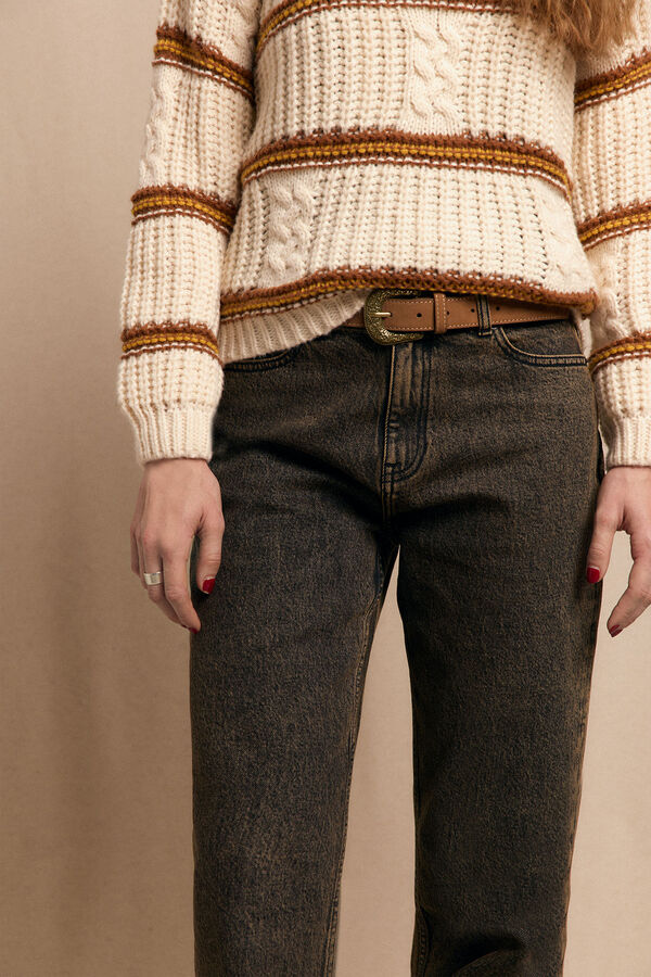 Slowlove Jean gris overdye Gris