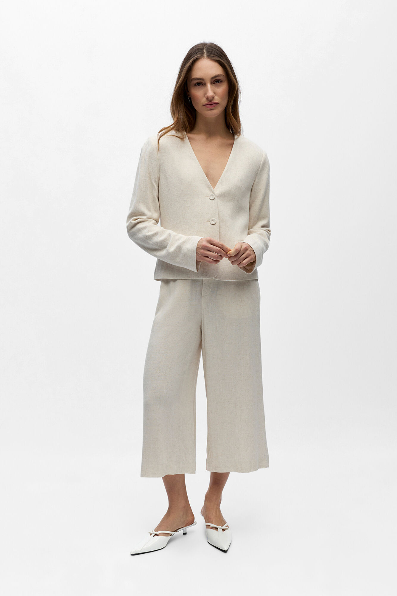 Object Blazer ligera lino