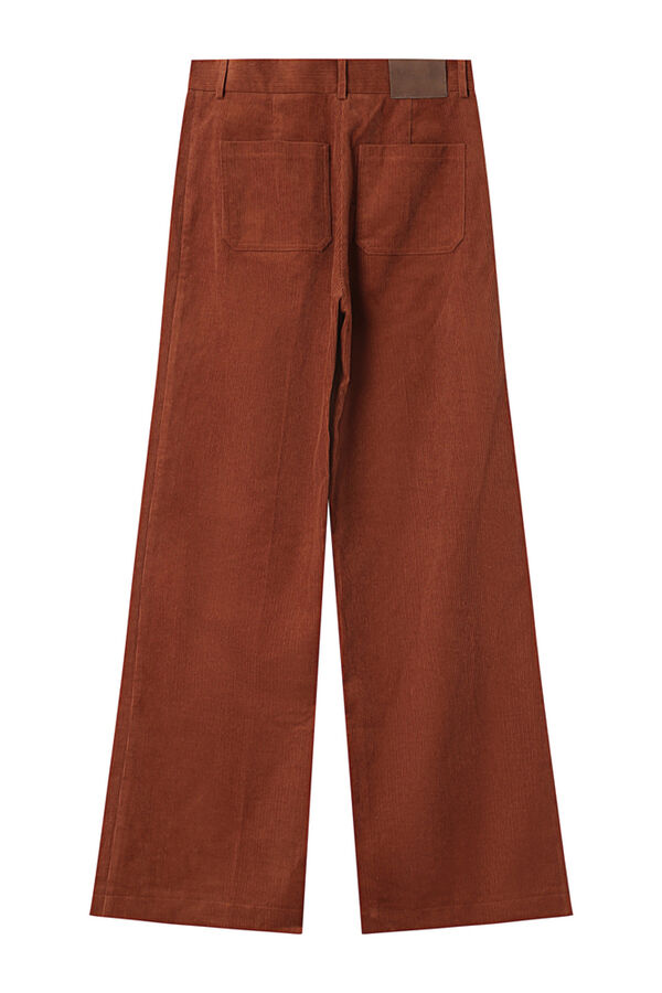 Grace & Mila Pantal&oacute;n de pana Naranja