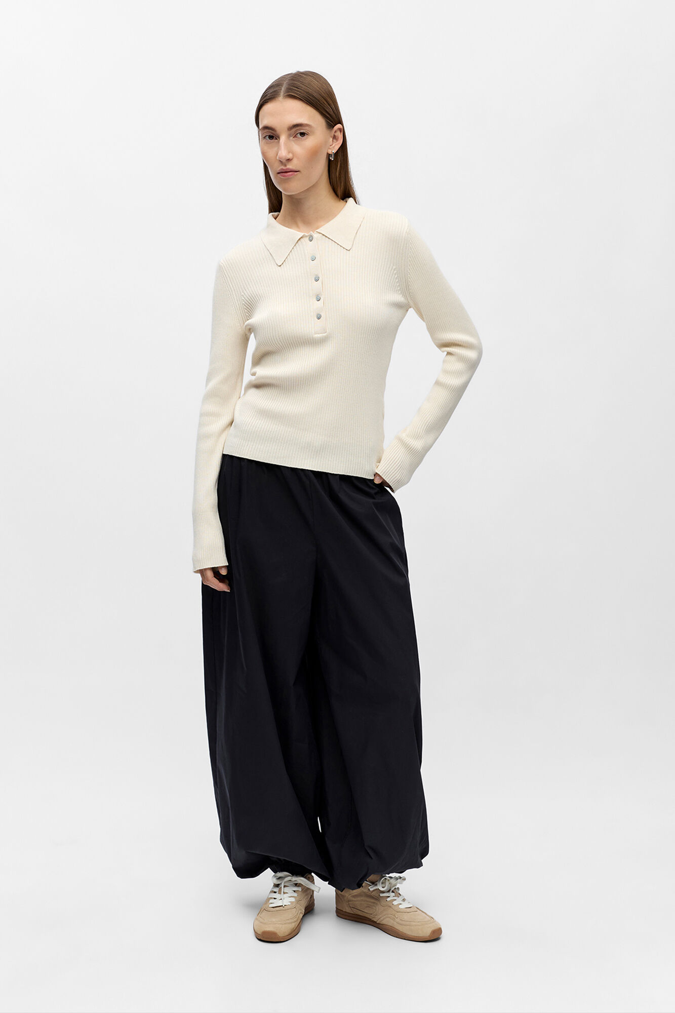 Object Jersey canal&eacute; cuello polo