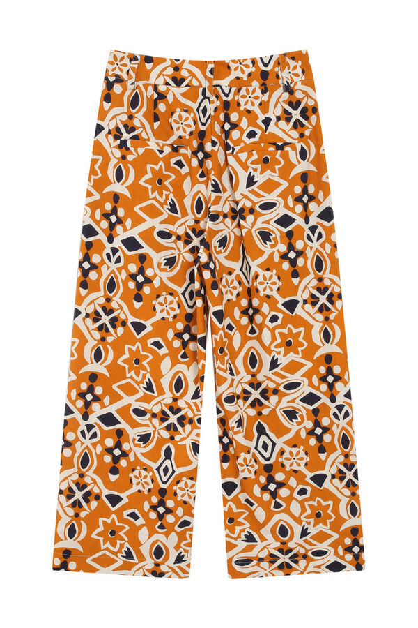 Grace & Mila Pantal&oacute;n recto Varsy Amarillo