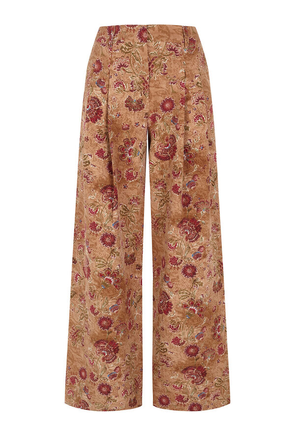 Slowlove Pantal&oacute;n de pinzas estampado Multicolor