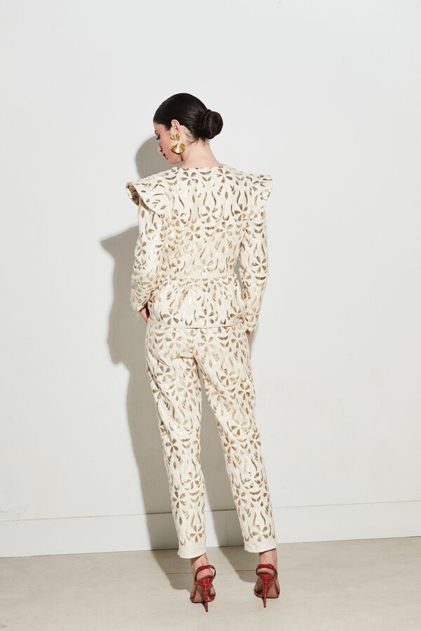 Panambi Chaqueta Arisha Estampado blanco