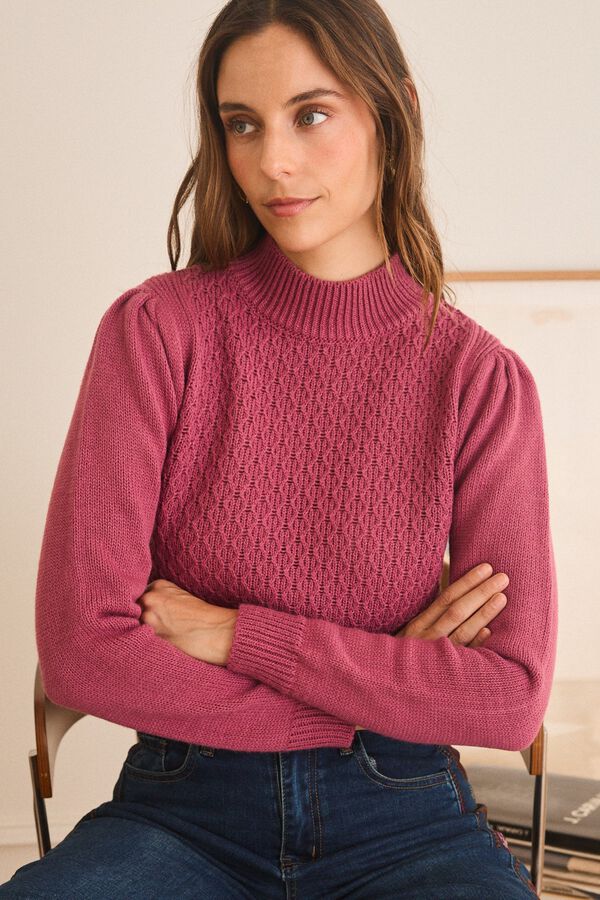 Pol&iacute;n Et Moi Jersey fino Carry Rosa