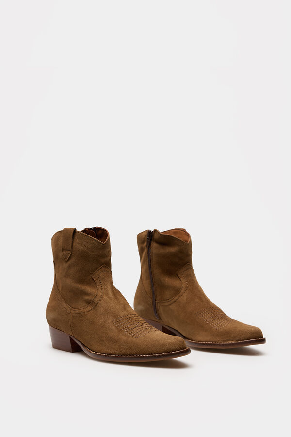 Bryan Stepwise Bot&iacute;n cowboy piel Camel