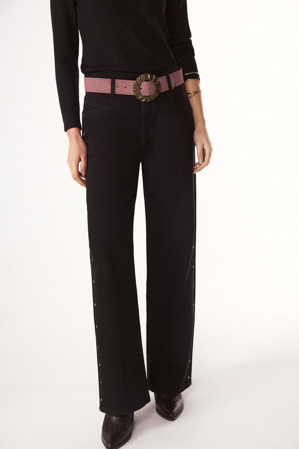 Slowlove Jeans tachas Negro