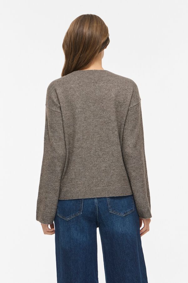 Vila Jersey de punto con cuello de pico Arena