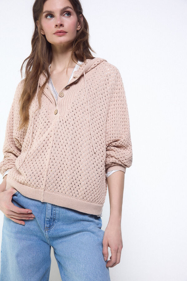 Slowlove Jersey calado capucha Arena