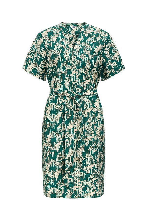Object Vestido corto estampado Turquesa