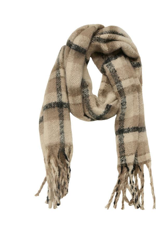 Object Bufanda deflecada cuadros Marr&oacute;n