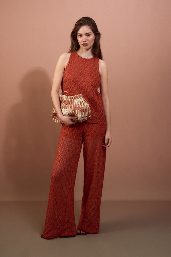 Slowlove Top estructura Naranja