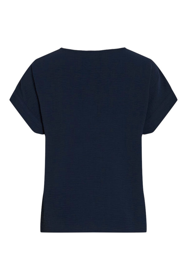 Vila Blusa de manga corta Azul marino