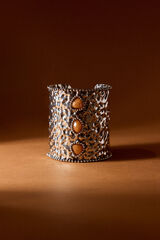 Slowlove Brazalete piedra Gris