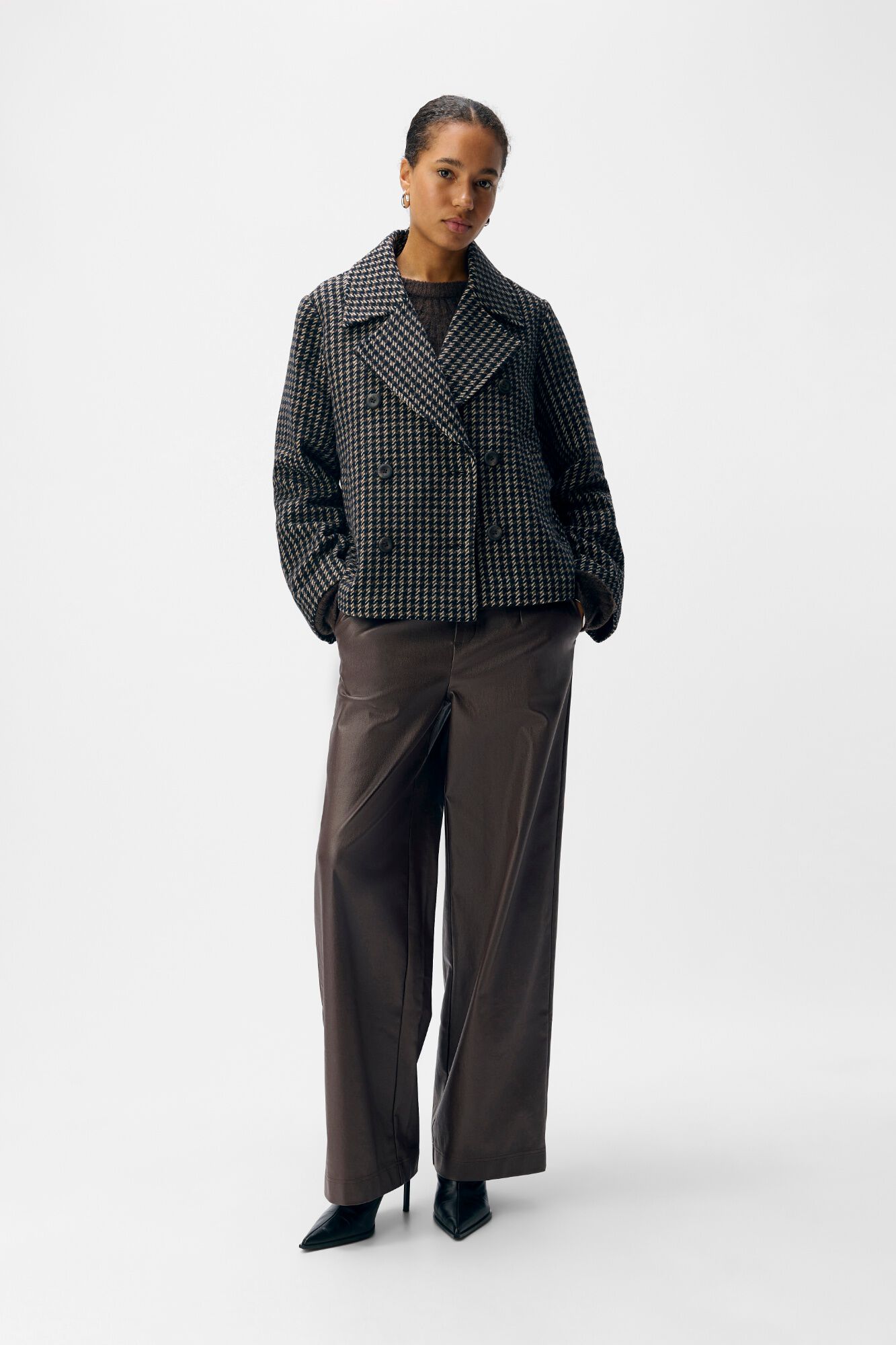 Object Abrigo tweed cuadros