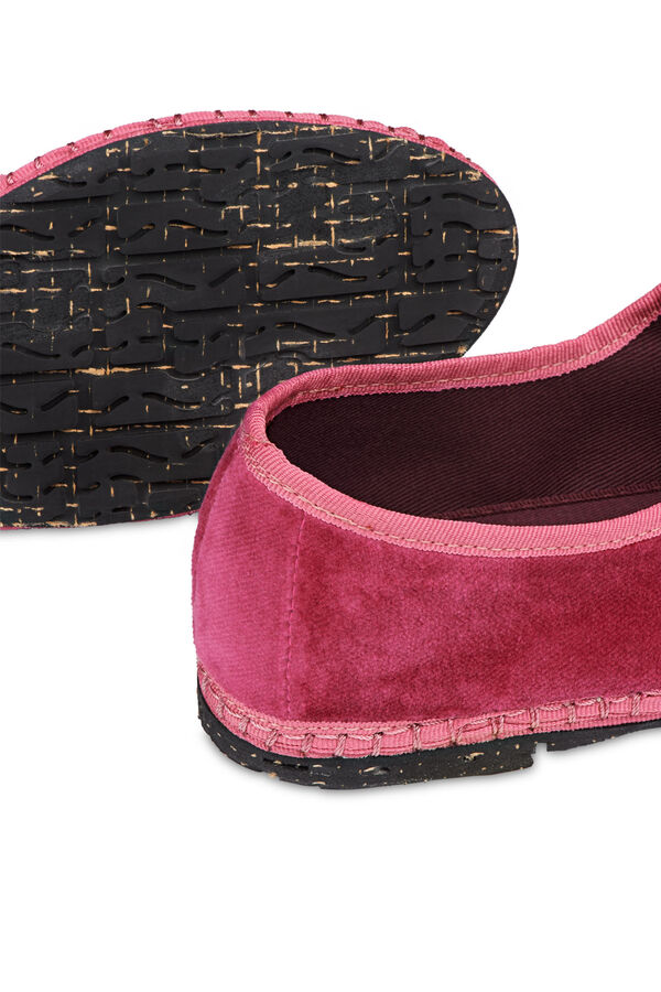 Flabelus Mery Jane de terciopelo Rosa