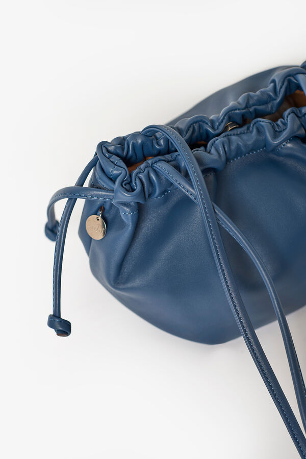 Zubi Bombonera piel Azul oscuro