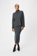 Object Falda punto midi Gris oscuro