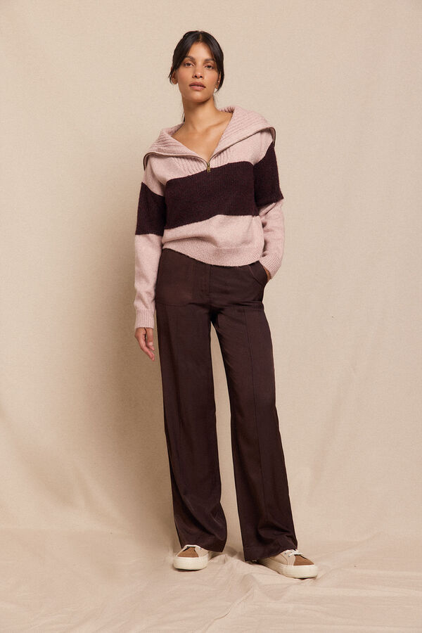 Slowlove Jersey polo Rosa