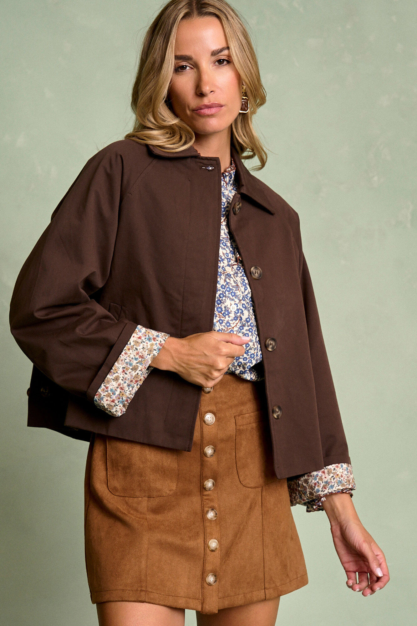 Pol&iacute;n Et Moi Cazadora cuello Lucca