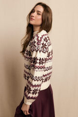 Slowlove Jersey grecas Marfil