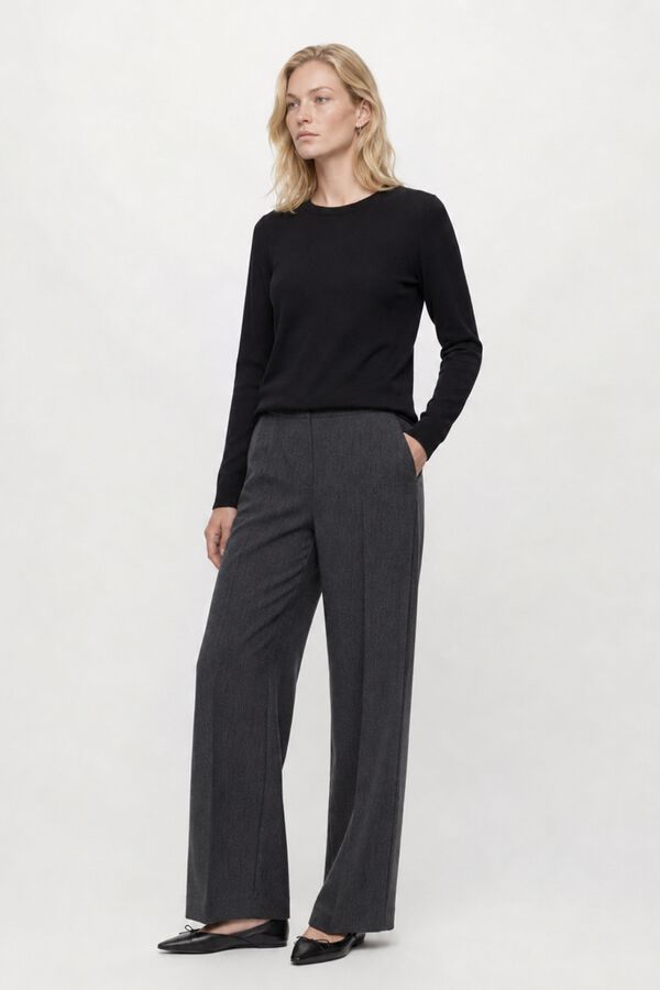 Object Jersey tacto suave Negro