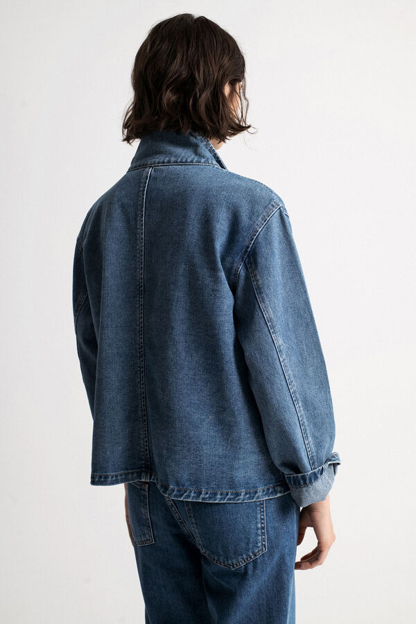 Object Chaqueta vaquera cruzada Azul