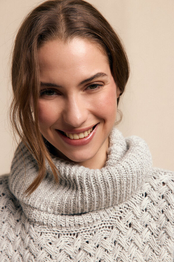 Slowlove Jersey punto cesta Gris