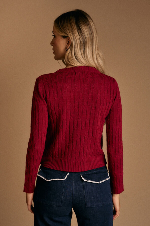 Pol&iacute;n Et Moi Top manga larga Jasse Vino